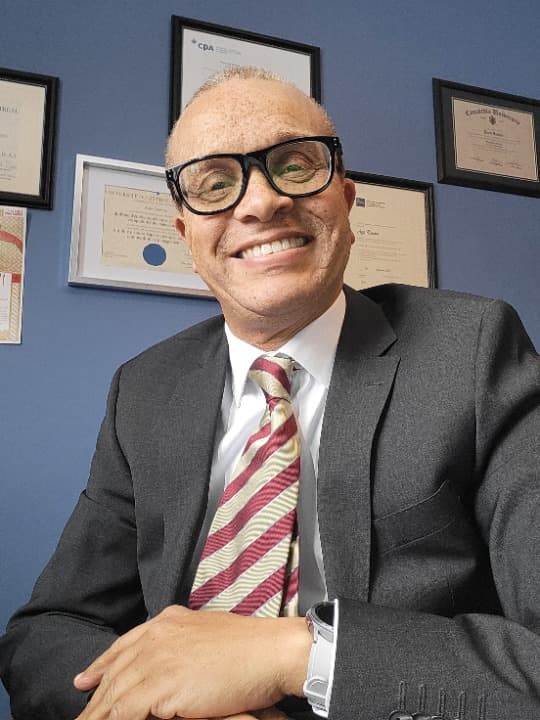 Financial consultant providing insight Financial consultant providing insight